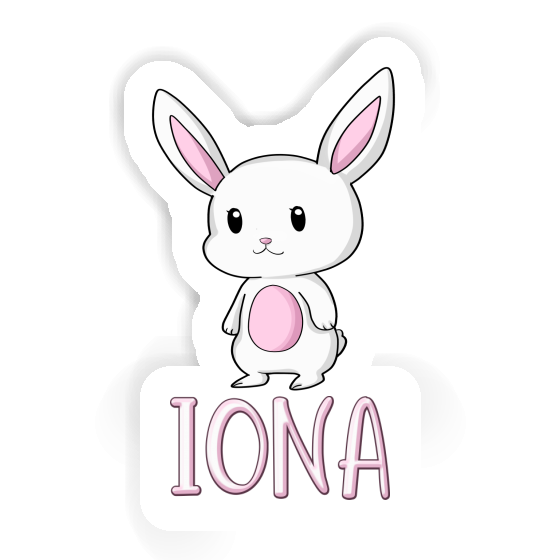 Sticker Kaninchen Iona Notebook Sticker Kaninchen Iona Notebook Image