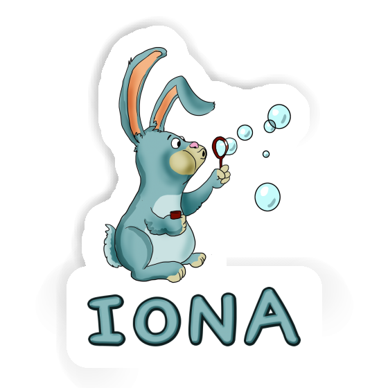 Iona Autocollant Lapin Iona Autocollant Lapin Image