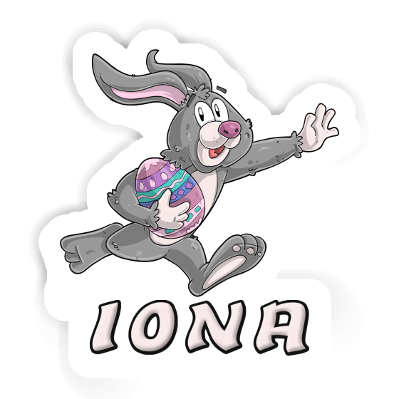 Iona Autocollant Lapin de rugby Notebook Iona Autocollant Lapin de rugby Notebook Image
