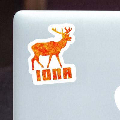 Iona Autocollant Cerf Notebook Iona Autocollant Cerf Notebook Image