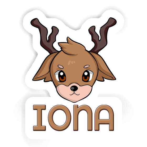 Autocollant Iona Cerf Laptop Autocollant Iona Cerf Laptop Image
