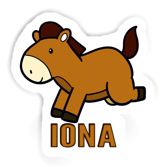 Autocollant Cheval Iona Image