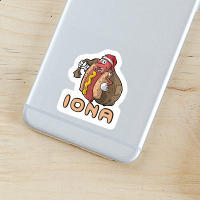 Iona Autocollant Hot-Dog Notebook Iona Autocollant Hot-Dog Gift package Image