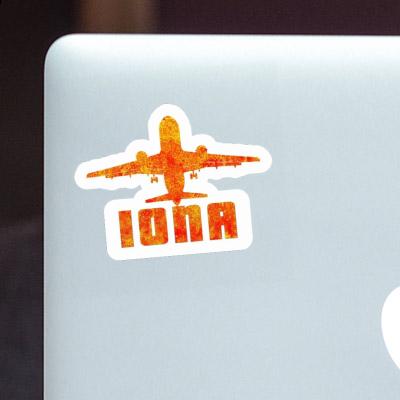 Sticker Jumbo-Jet Iona Laptop Image
