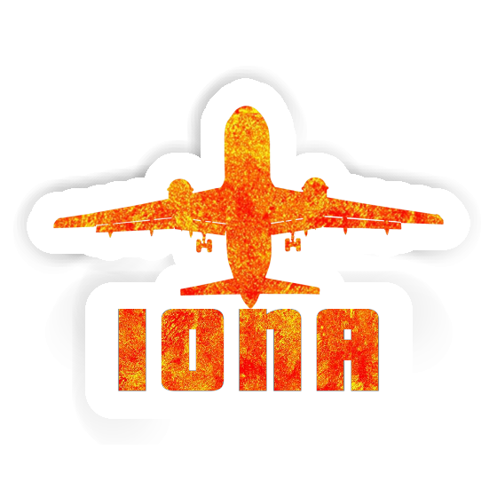 Jumbo-Jet Autocollant Iona Image