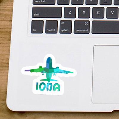 Jumbo-Jet Autocollant Iona Image