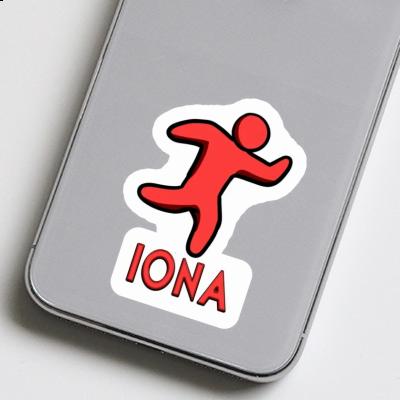 Coureur Autocollant Iona Coureur Autocollant Iona Image
