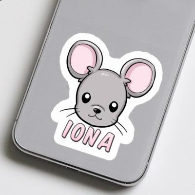 Tête de souris Autocollant Iona Notebook Tête de souris Autocollant Iona Notebook Image