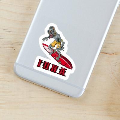 Iona Autocollant Surfeur Notebook Iona Autocollant Surfeur Gift package Image