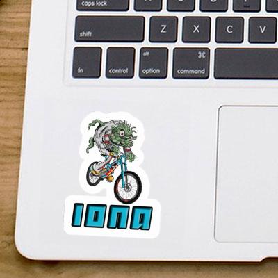Sticker Downhill Biker Iona Notebook Sticker Downhill Biker Iona Notebook Image
