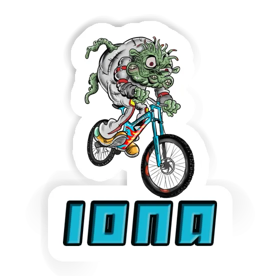 Sticker Downhill Biker Iona Notebook Sticker Downhill Biker Iona Gift package Image