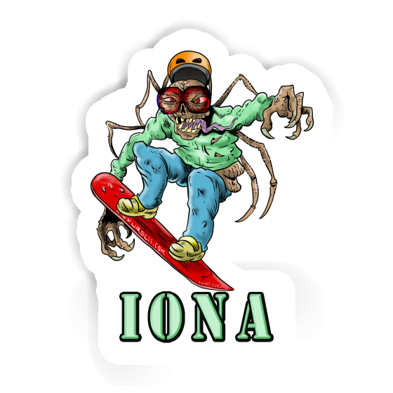 Iona Sticker Snowboarder Iona Sticker Snowboarder Image