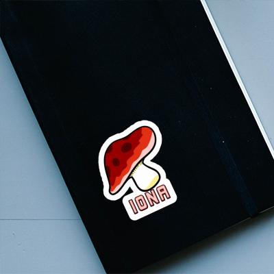 Autocollant Champignon Iona Notebook Image