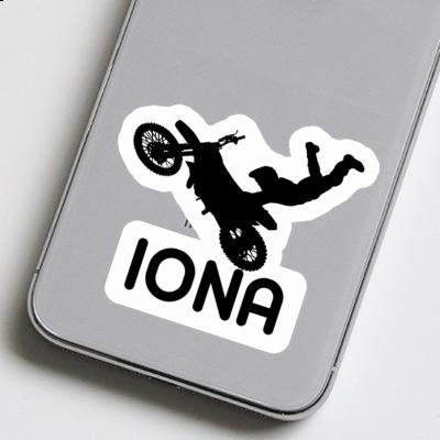 Iona Sticker Motocross-Fahrer Notebook Iona Sticker Motocross-Fahrer Gift package Image