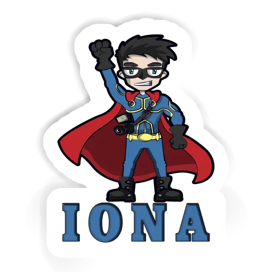 Iona Autocollant Photographe Laptop Image
