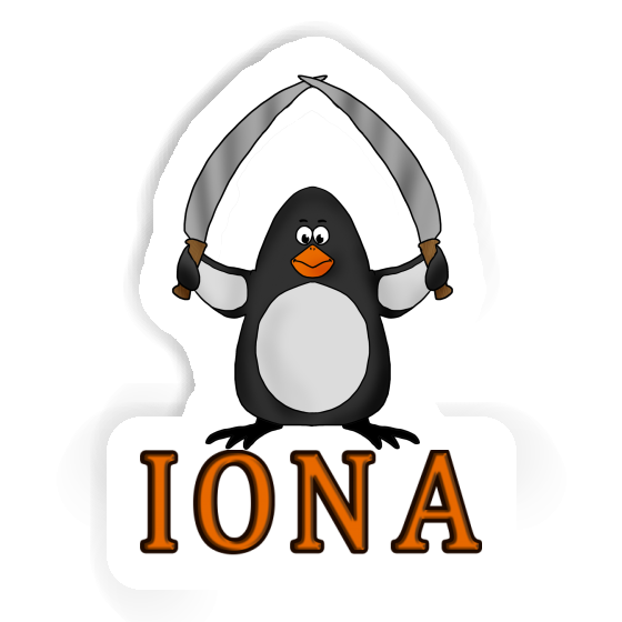 Autocollant Iona Pingouin Notebook Autocollant Iona Pingouin Gift package Image