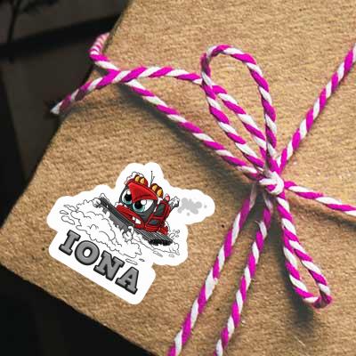 Véhicule de piste Autocollant Iona Gift package Image