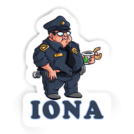 Autocollant Policier Iona Autocollant Policier Iona Image