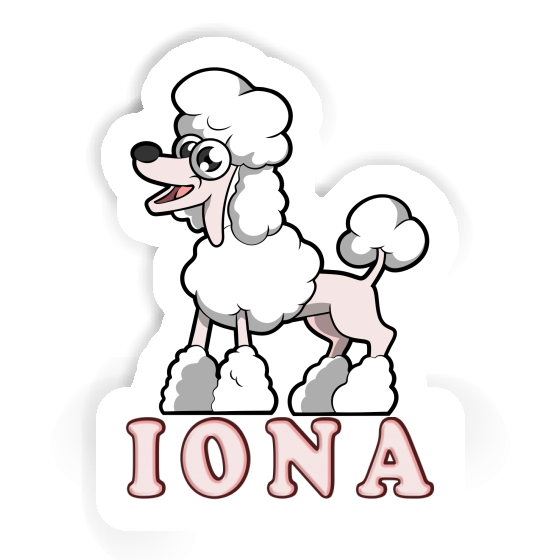 Sticker Pudel Iona Notebook Sticker Pudel Iona Gift package Image
