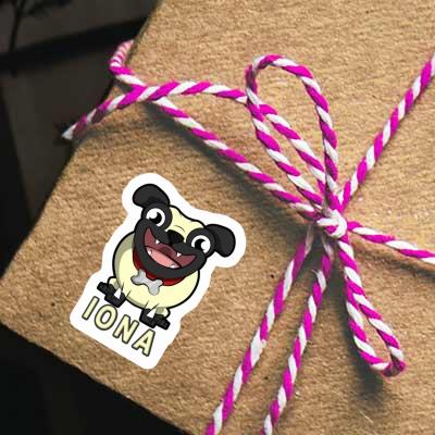 Aufkleber Mops Iona Notebook Aufkleber Mops Iona Gift package Image