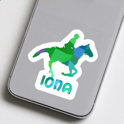 Iona Sticker Horse Rider Notebook Iona Sticker Horse Rider Notebook Image