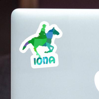 Autocollant Cavalière Iona Laptop Image