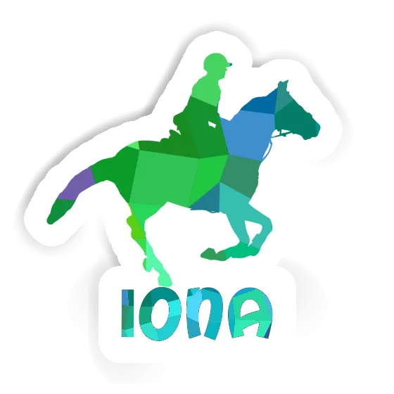 Iona Sticker Horse Rider Iona Sticker Horse Rider Image