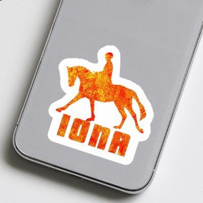 Sticker Iona Horse Rider Notebook Sticker Iona Horse Rider Gift package Image