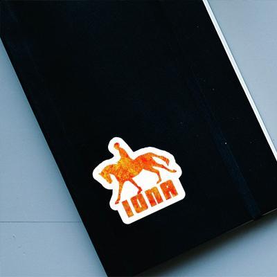 Sticker Iona Horse Rider Laptop Sticker Iona Horse Rider Laptop Image