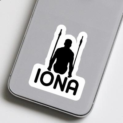 Iona Autocollant Gymnaste aux anneaux Notebook Iona Autocollant Gymnaste aux anneaux Gift package Image