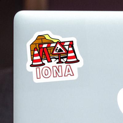 Iona Sticker Straßenbaustelle Notebook Iona Sticker Straßenbaustelle Gift package Image