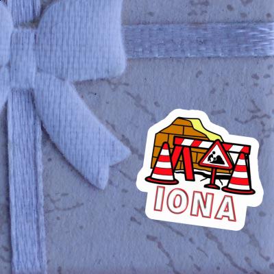 Iona Sticker Straßenbaustelle Laptop Iona Sticker Straßenbaustelle Laptop Image