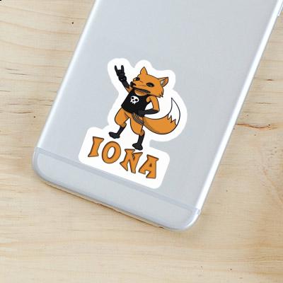 Rocker Fox Sticker Iona Laptop Rocker Fox Sticker Iona Laptop Image