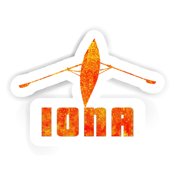 Autocollant Iona Bateau à rames Notebook Autocollant Iona Bateau à rames Gift package Image