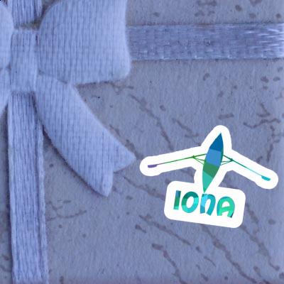Iona Aufkleber Ruderboot Notebook Image