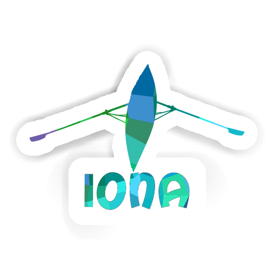 Iona Autocollant Bateau à rames Notebook Iona Autocollant Bateau à rames Notebook Image