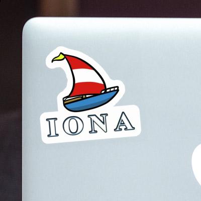 Voilier Autocollant Iona Notebook Voilier Autocollant Iona Gift package Image