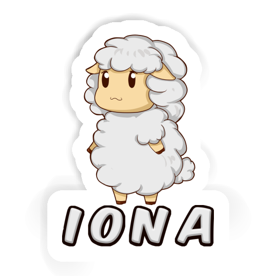 Sticker Iona Sheep Notebook Sticker Iona Sheep Gift package Image
