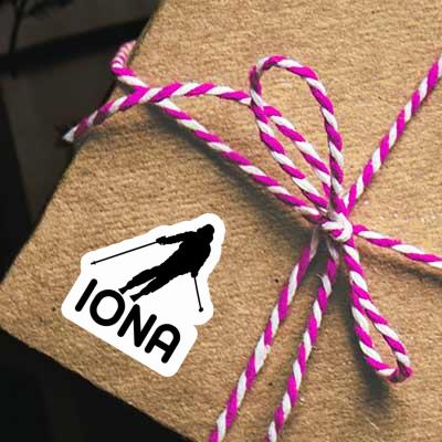 Autocollant Iona Skieuse Notebook Image
