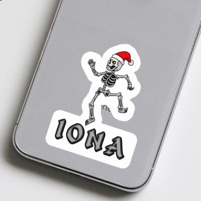 Autocollant Squelette de Noël Iona Notebook Autocollant Squelette de Noël Iona Notebook Image