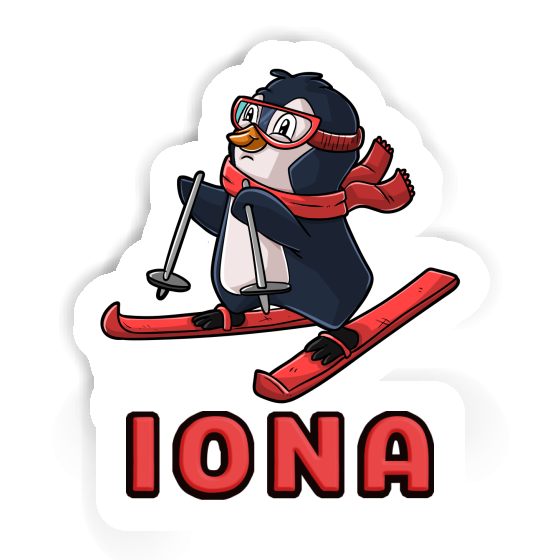 Autocollant Skieuse Iona Image