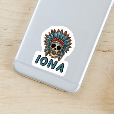 Iona Sticker Baby Totenkopf Notebook Image