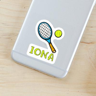 Autocollant Iona Raquette de tennis Notebook Autocollant Iona Raquette de tennis Notebook Image