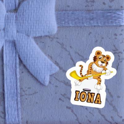 Joueur de hockey Autocollant Iona Notebook Joueur de hockey Autocollant Iona Gift package Image