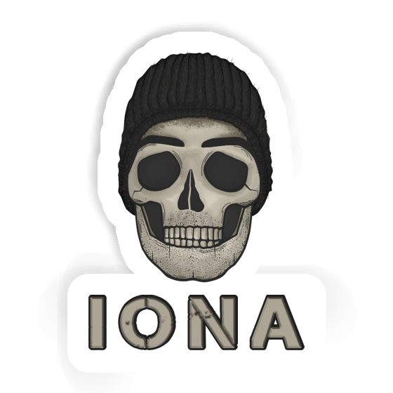 Iona Autocollant Tête de mort Notebook Iona Autocollant Tête de mort Gift package Image
