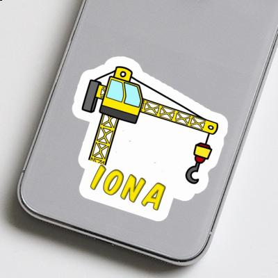 Iona Sticker Tower Crane Notebook Iona Sticker Tower Crane Gift package Image