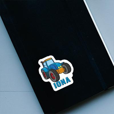 Autocollant Iona Tracteur Notebook Image