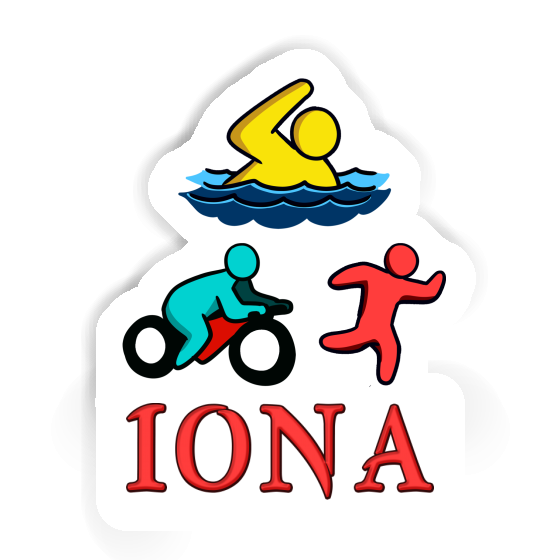Sticker Iona Triathlete Notebook Sticker Iona Triathlete Notebook Image