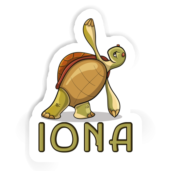 Iona Autocollant Tortue Notebook Iona Autocollant Tortue Gift package Image