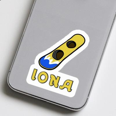 Sticker Wakeboard Iona Notebook Image